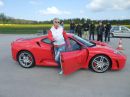 3.5.2011 - Kurz bezpečné jízdy a jízdy s Ferrari pro Česká spořitelna